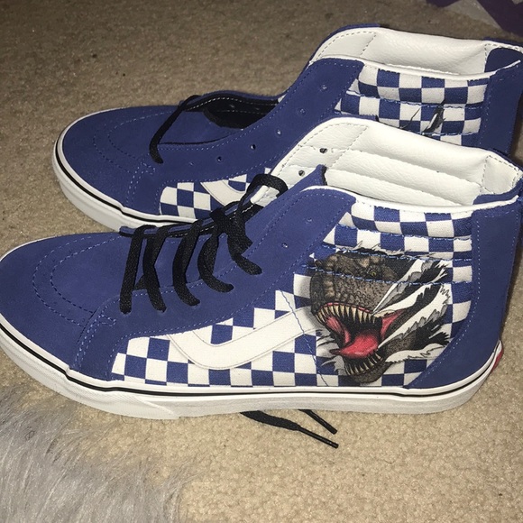 blue dinosaur vans
